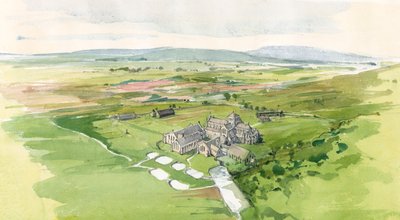 Hailes Abbey door Terry Ball
