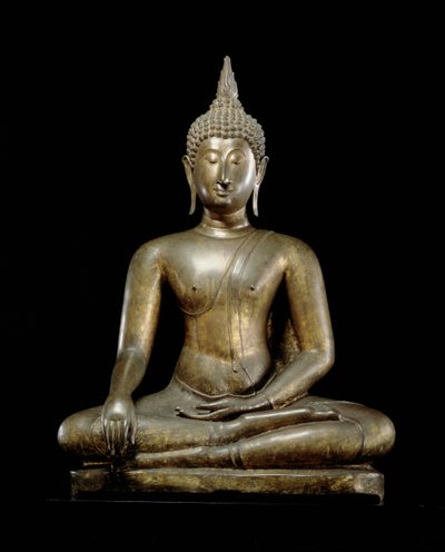 Boeddha op het moment van overwinning, Sukhothai stijl door Thai School