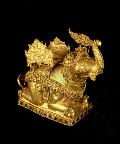 Olifant (goud) door Thai School