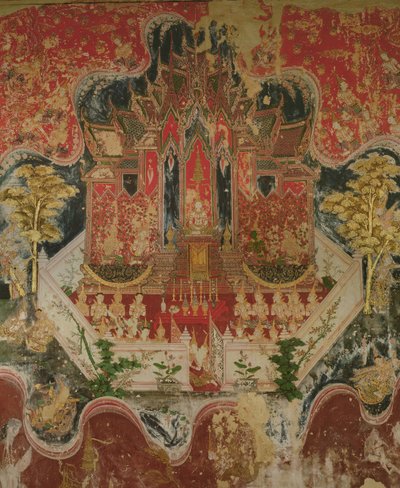 Nimi Jataka, Wat Suwannaram, Thonburi, 1831 door Thai School