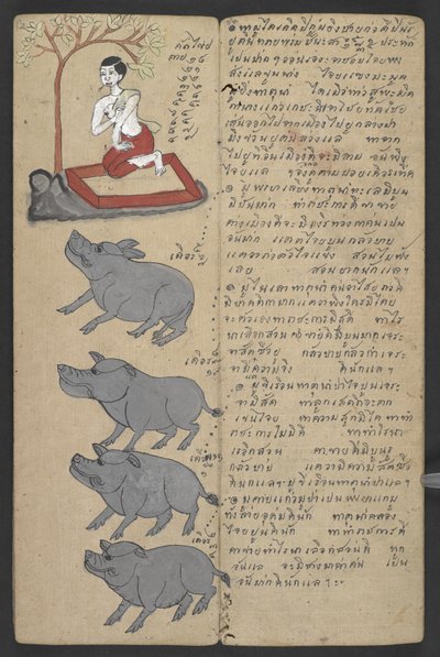 Dieren uit de dierenriem, uit Phrommachat door Thai School