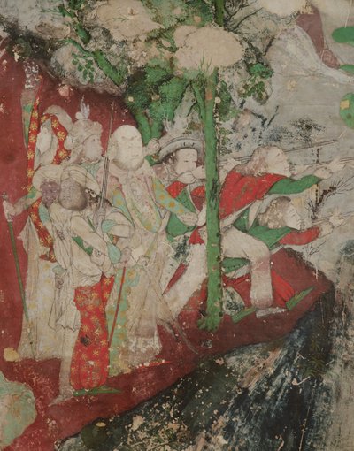 Westerse huurlingen, Wat Suwannaram, Thonburi, 1831 door Thai School