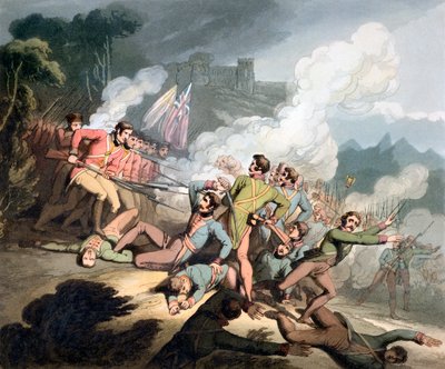 Slag bij Busaco, Portugal, 27 september 1810 door Thales Fielding