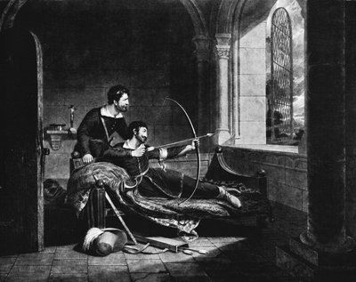 De dood van Robin Hood, ca. 1835, 1912 door Thales Fielding
