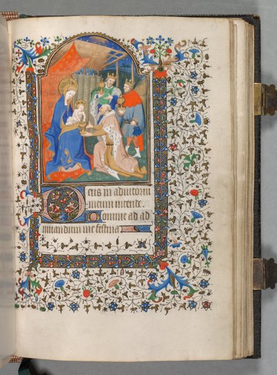 Getijdenboek (Gebruik van Parijs): Fol. 67r, Aanbidding van de Wijzen door The Bedford Master