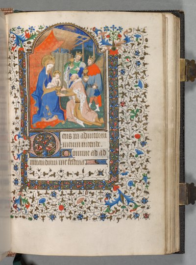 Getijdenboek Gebruik van Parijs: Fol. 67r, Aanbidding der wijzen, ca. 1420 door The Bedford Master