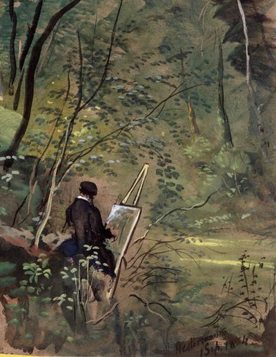 Hestercombe Woods, Somerset 1834 door The Rev. John Eagles