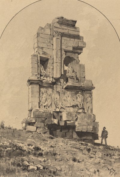 Monument van Philopappos door Themistocles von Eckenbrecher