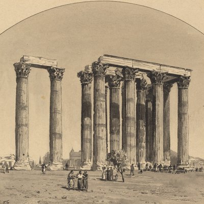 Tempel van Olympische Zeus door Themistocles von Eckenbrecher