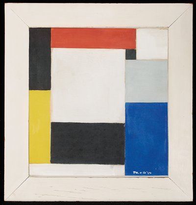 Compositie, 1924 door Theo van Doesburg