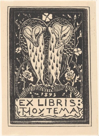 Ex libris van Theo van Hoytema door Theo van Hoytema