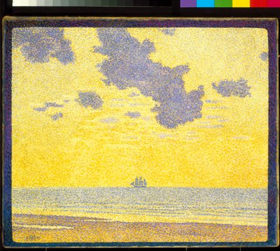 Grote Wolken door Théo van Rysselberghe