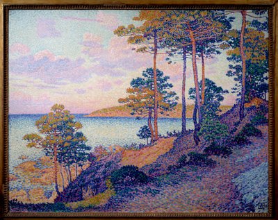 La pointe Saint Pierre a Saint Tropez door Théo van Rysselberghe