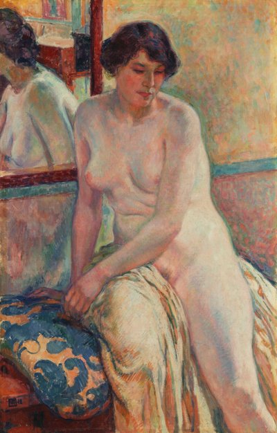 De Rust van het Model, 1912 door Théo van Rysselberghe