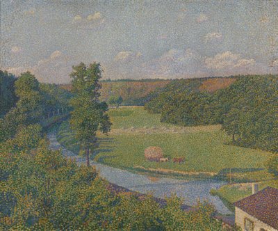 De Sambervallei door Theo van Rysselberghe