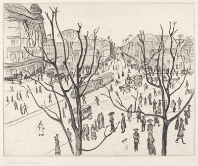 Stadsplein door Theo von Brockhusen