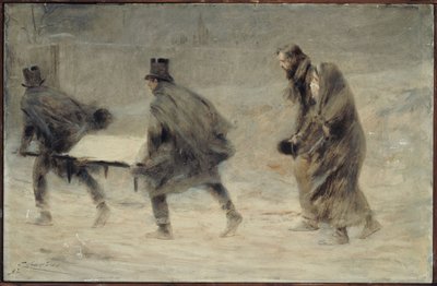 De begrafenis door Theobald Chartran