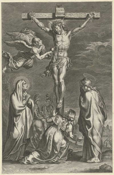 Christus aan het kruis door Theodoor Galle (possibly)