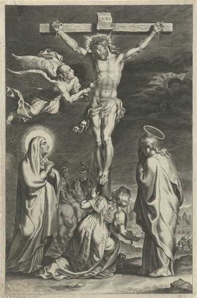 Christus aan het kruis door Theodoor Galle (possibly)