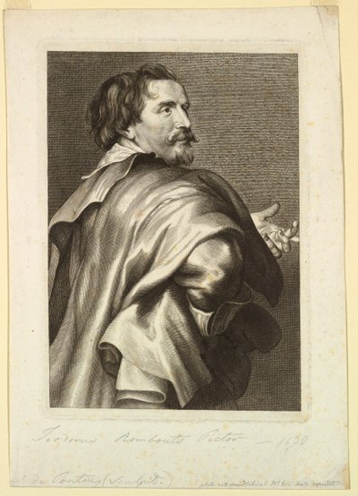 Portret van Theodoor Rombouts door Theodoor Rombouts