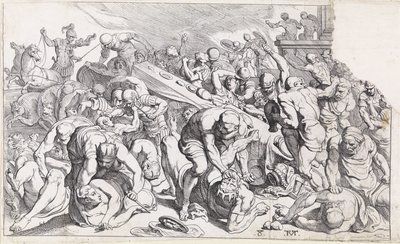 Moord op Agamemnon en Cassandra door Theodoor van Thulden