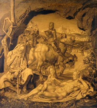 De drie leeftijden van het leven - middenpaneel door Theodor Baierl