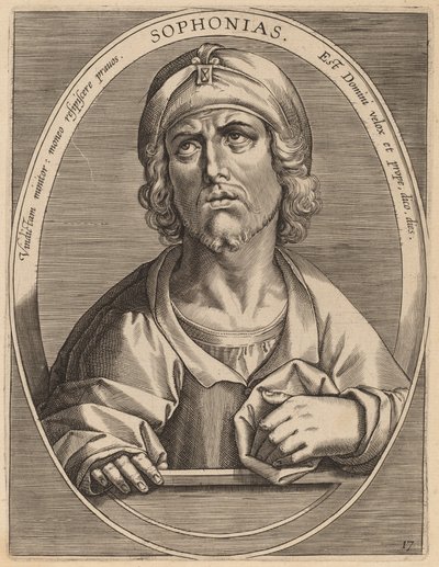 Sophonias door Theodor Galle after Jan van der Straet