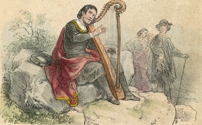 Balladzanger door Theodor Hosemann