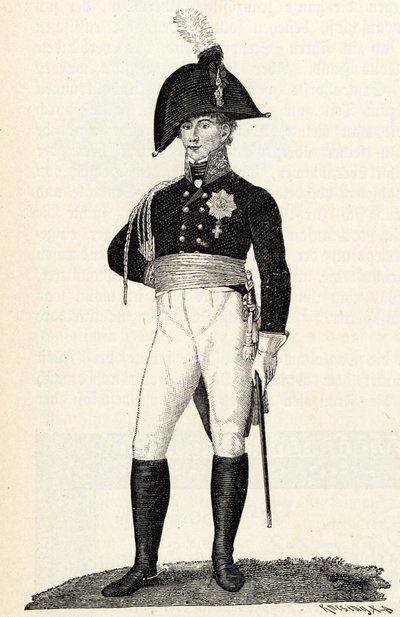 Prins Louis Ferdinand van Pruisen 1772-1806 door Theodor Knesing