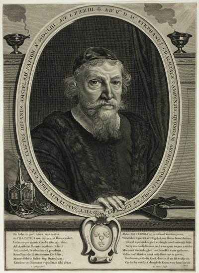 Stephanus Crachtius door Theodor Matham