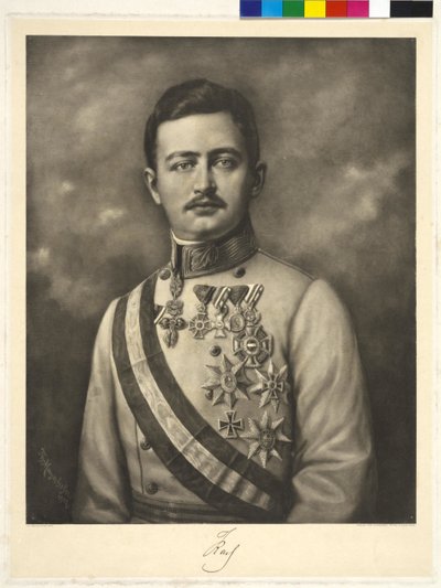 Keizer van Oostenrijk Karel I door Theodor Mayerhofer