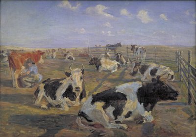 De melkplaats bij Meilgård door Theodor Philipsen