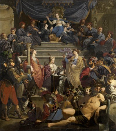 Allegorie van het Hof van Justitie van 