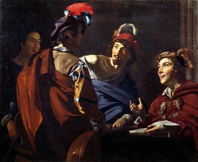 Muzikanten, c.1620 door Theodor Rombouts
