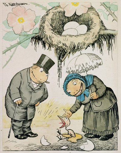 Een Vroege Bevalling door Theodor Kittelsen