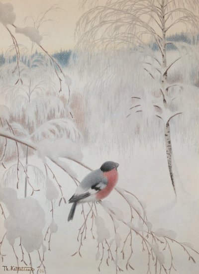 Goudvink door Theodor Kittelsen