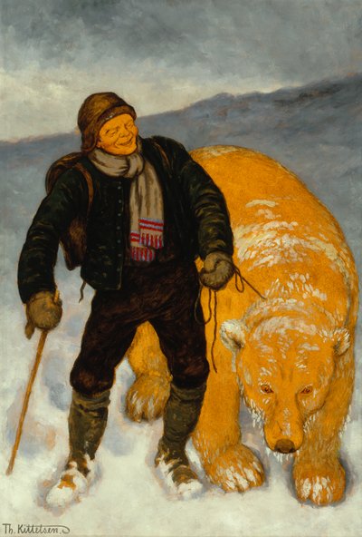 Kjetta bij Dovre door Theodor Kittelsen