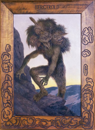 Bergtrol door Theodor Kittelsen