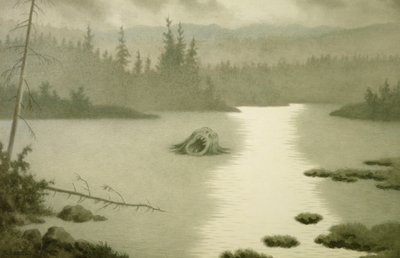 Nokken schreeuwt door Theodor Kittelsen