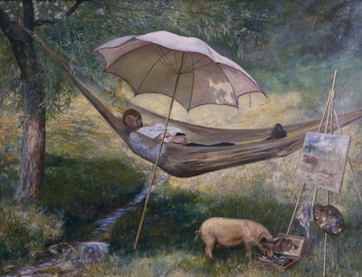 Zelfportret door Theodor Kittelsen