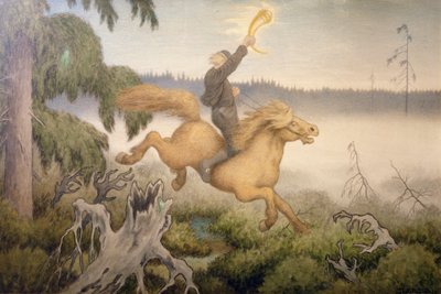 De Gouden Hoorn door Theodor Kittelsen