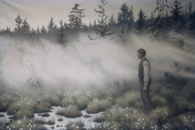 De nimf die verdween door Theodor Kittelsen