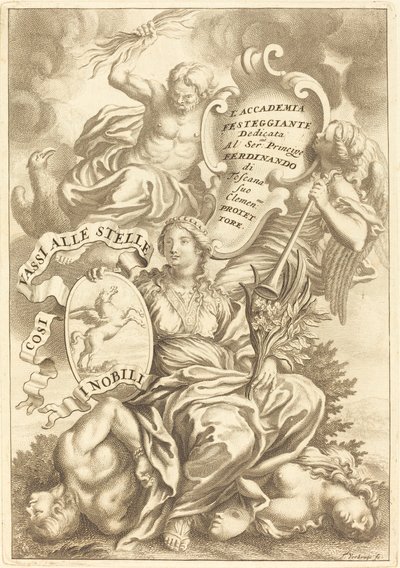 Opdrachtplaat door Theodor Verkruis