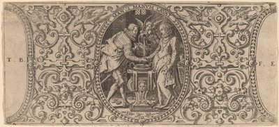 Ornament door Theodor de Bry