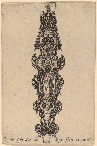 Ornament door Theodor de Bry