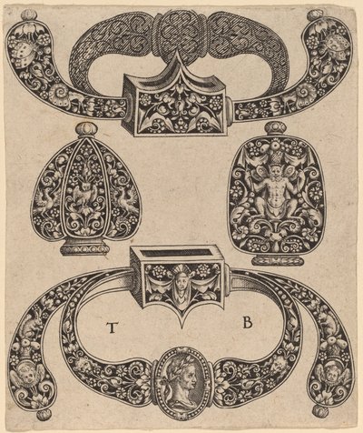 Ornament door Theodor de Bry