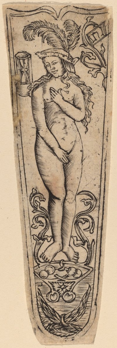 Ornament voor Mesheft door Theodor de Bry