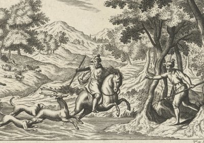 Hertenjacht door Theodor van Merlen (II)