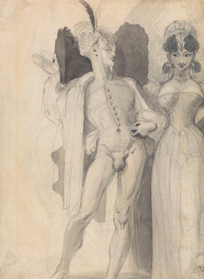 Faust en Margaretha door Theodor von Holst