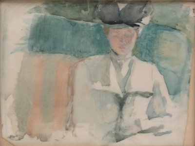 Portret van een Dame door Theodora W. Thayer